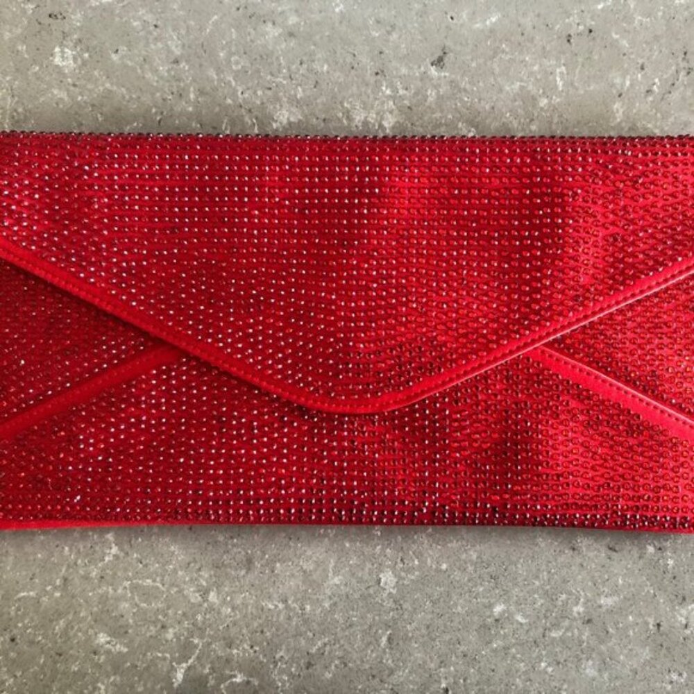 Ted Baker Red Sparkle Clutch